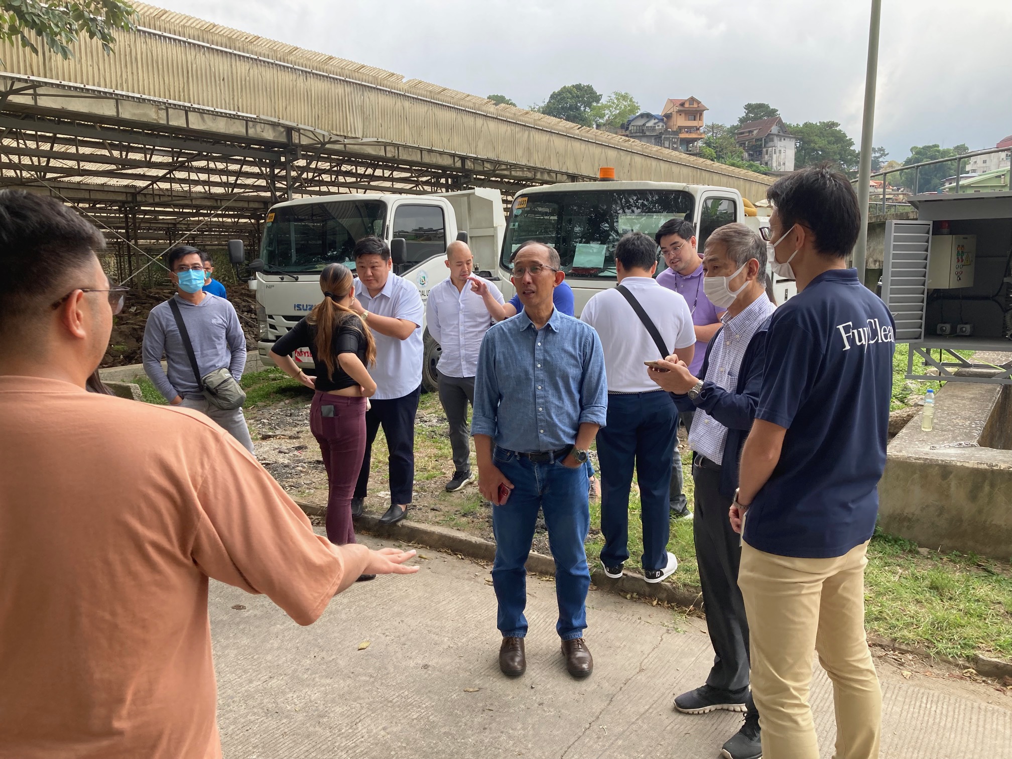 Onsite survey with the mayor of Baguio and engineers (December 2022)