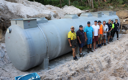 Introducing an onsite commercial wastewater treatment system at Fraser Island, Queensland, Australia